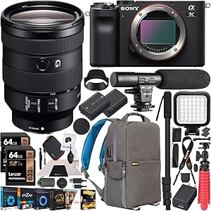 Sony E40SNILCE7CBX1 a7C Camera with 24-105mm Lens Bundle