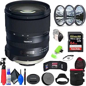 Tamron SP 24-70mm f/2.8 G2 Lens Nikon Bundle