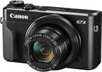Canon G7 X Mark II PowerShot Digital Camera Bundle (Renewed)