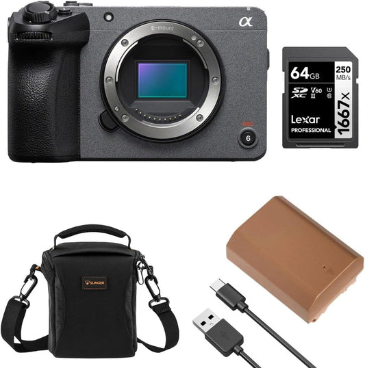 Sony FX30 Super 35 Cinema Camera Bundle (No Lens)
