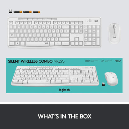 Logitech 920-009783 MK295 Silent Wireless Keyboard Mouse Combo
