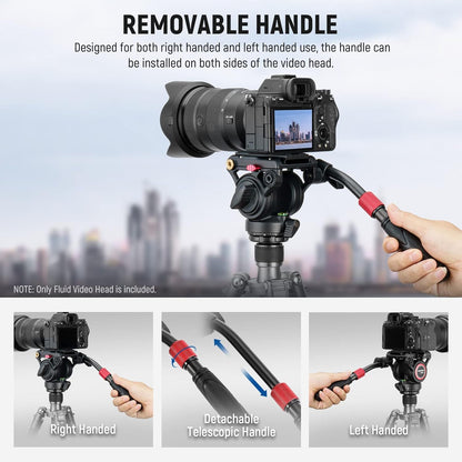 Neewer GM001 Video Tripod Fluid Head Heavy Duty