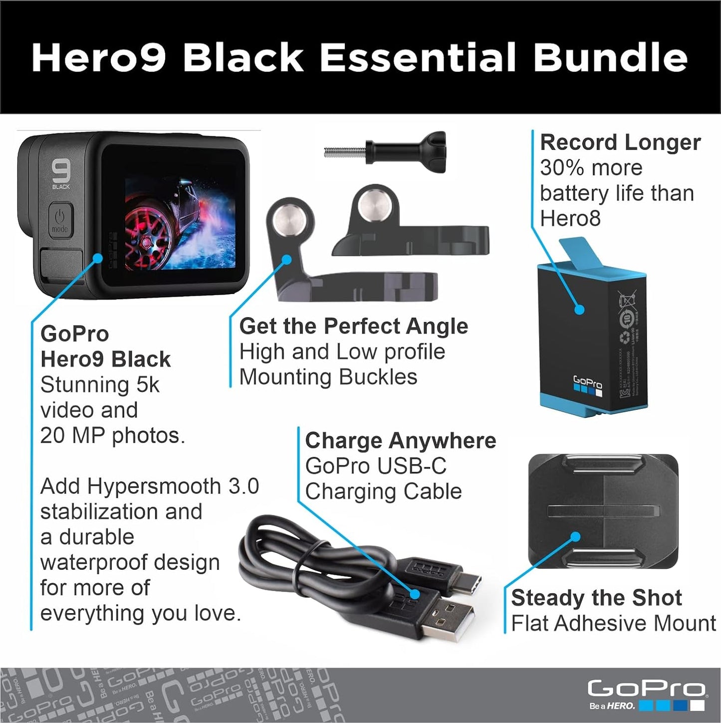GoPro HERO9 Black 5K Ultra HD Action Camera E-Commerce
