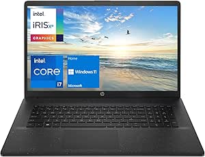 HP Notebook 17.3" i7-1165G7 32GB RAM 1TB SSD Windows 11 Laptop