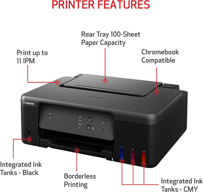 Canon 5809C002 PIXMA G1230 MegaTank Inkjet Printer - USB