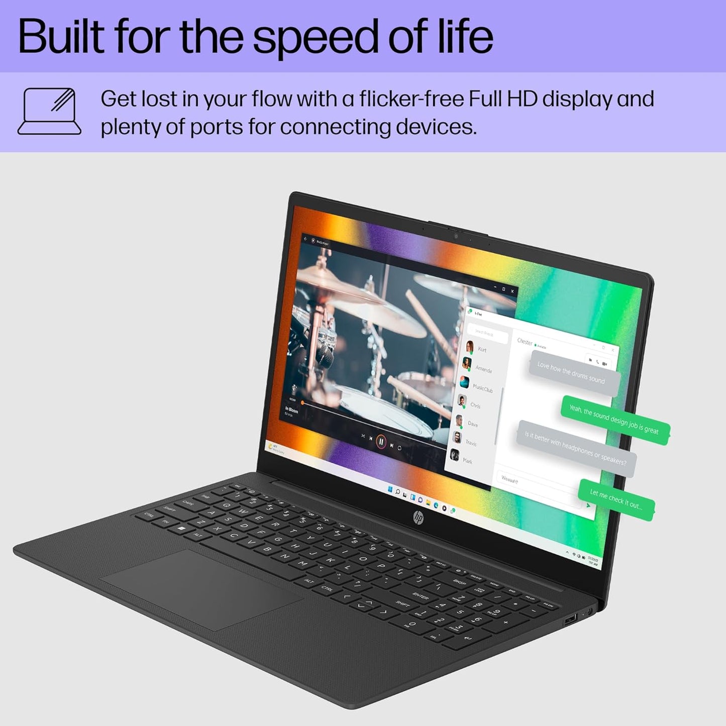 HP G10 Ryzen 5 Business Laptop 16GB 1TB SSD Win 11 Pro