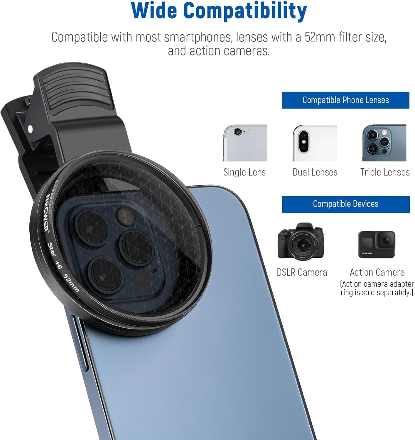 Neewer 10101533 52mm ND+CPL Effect Filter Set