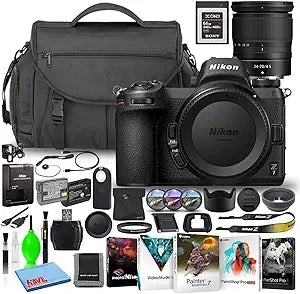 Nikon 1598 Z7 Mirrorless Camera 24-70mm Lens Bundle Renewed