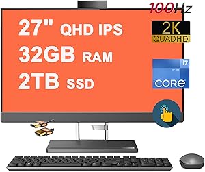 Lenovo IdeaCentre AIO 5 27" QHD Touchscreen All-in-One Desktop