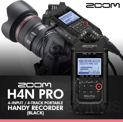Zoom H4n Pro Portable Audio Recorder - Musician's Bundle