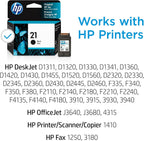 HP 21 Black Ink Cartridge C9351AN - Genuine HP Ink