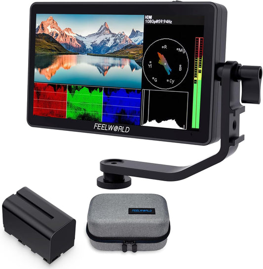 FEELWORLD F6 PLUS V2 6" Touchscreen Camera Monitor Kit
