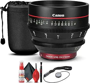 Canon 6570B001 CN-E 50mm T1.3 L F Cine Lens Kit