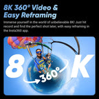 Insta360 X4 - Waterproof 8K 360 Action Camera