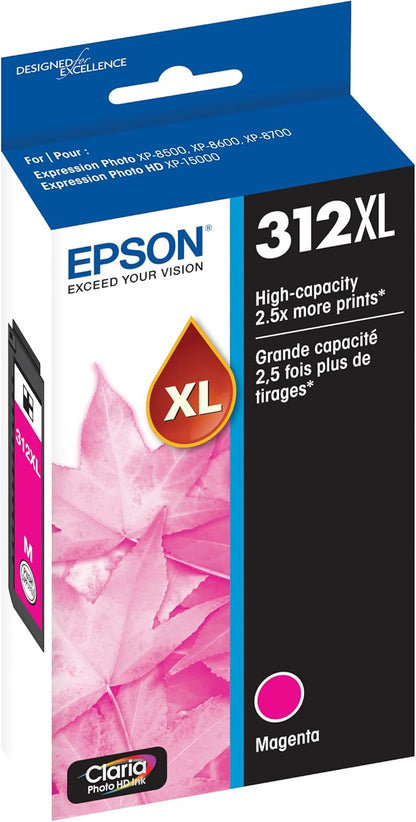 Epson T312XL320-S Magenta High Capacity Claria Ink Cartridge