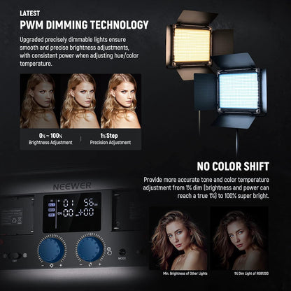 Neewer RGB1200 RGB LED Video Light Panel