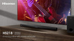 Hisense 40H4F Roku TV & HS218 Soundbar Combo
