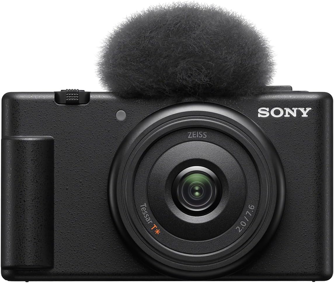 Sony ZV-1F Vlogging Camera: Wide Angle Lens + Kit