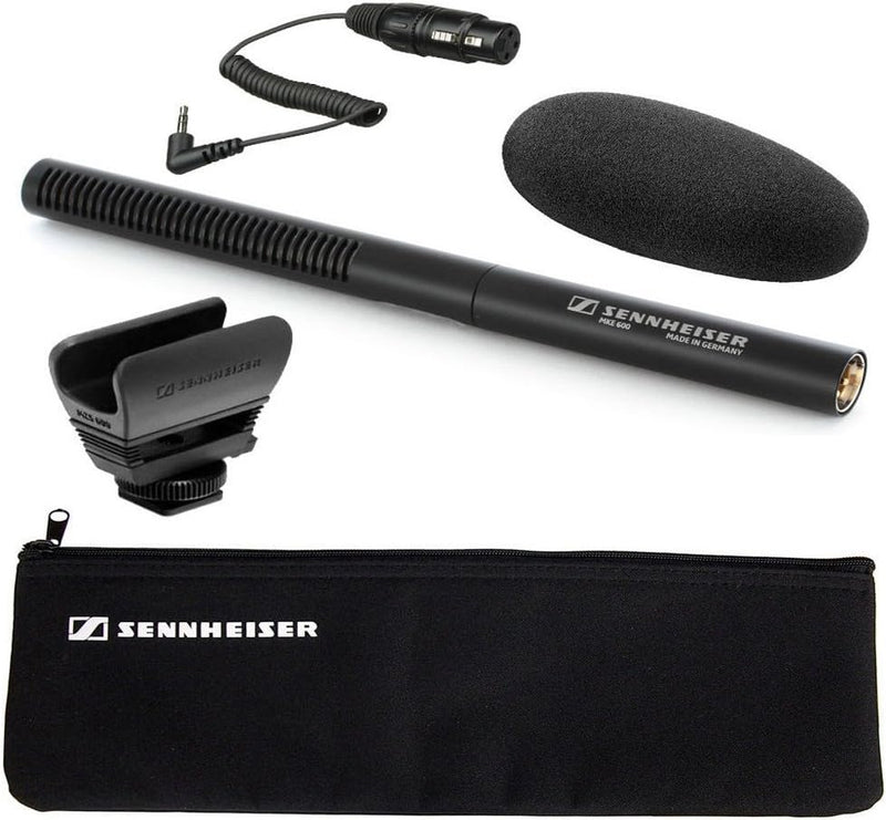 Sennheiser MKE 600 Shotgun Microphone & Cable — main product image