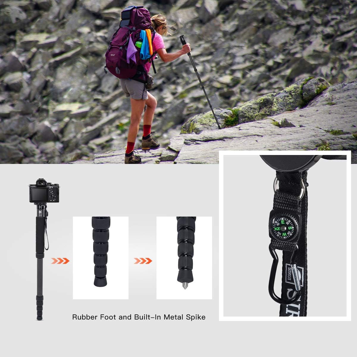 Sirui AM-326M Carbon Fiber Compact Travel Monopod