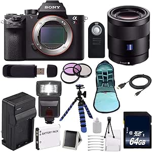 Sony SONA7R2B Alpha a7R II Mirrorless Camera 55mm Lens Kit — main product image