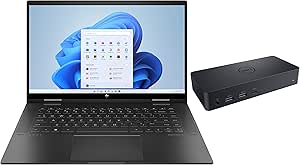 HP 15-ey0013dx-4425-226353 Envy x360 Ryzen 5 Touch Laptop D6000 Dock