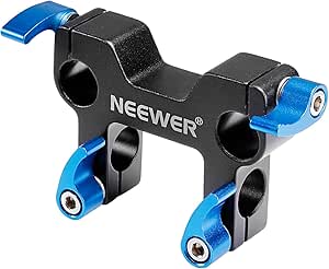 Neewer 90 Degree Rod Clamp Railblock 15mm DSLR Rig