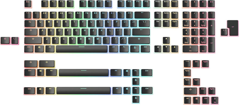 Glorious GLO-KC-AURA2-B Aura V2 Black PBT Pudding Keycaps — main product image