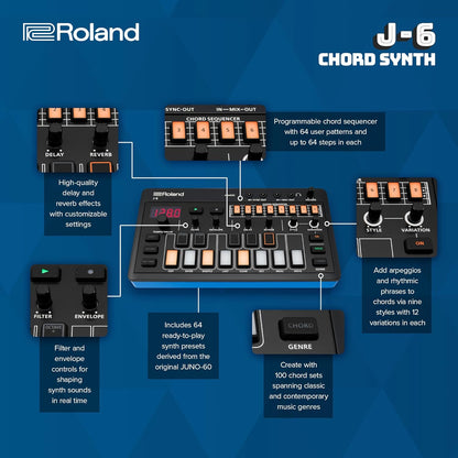 Roland J-6 AIRA Compact: Portable Chord Synth Machine