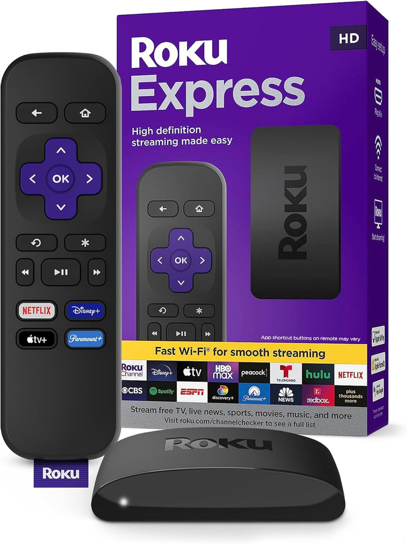 Roku Express 3960R HD Streaming Device — main product image