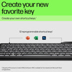 HP 7N7C0AA#ABA 400 Backlit Wired Keyboard - USB-C