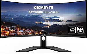 Gigabyte G34WQC-SA 34" 144Hz Curved Gaming Monitor