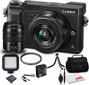 Panasonic Lumix DMC-GX85 12-32mm 45-150mm Lens Bundle