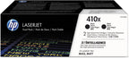 HP 410X CF410XD Black High-Yield Toner Cartridge 2-Pack