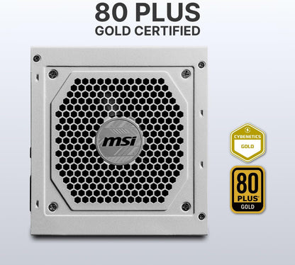 MSI MAGA850GLPCIE5WT A850GL PCIE5 White 850W PSU