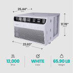 Hisense AHP14LZ_EAB 12000 BTU Wi-Fi Window AC (Renewed)