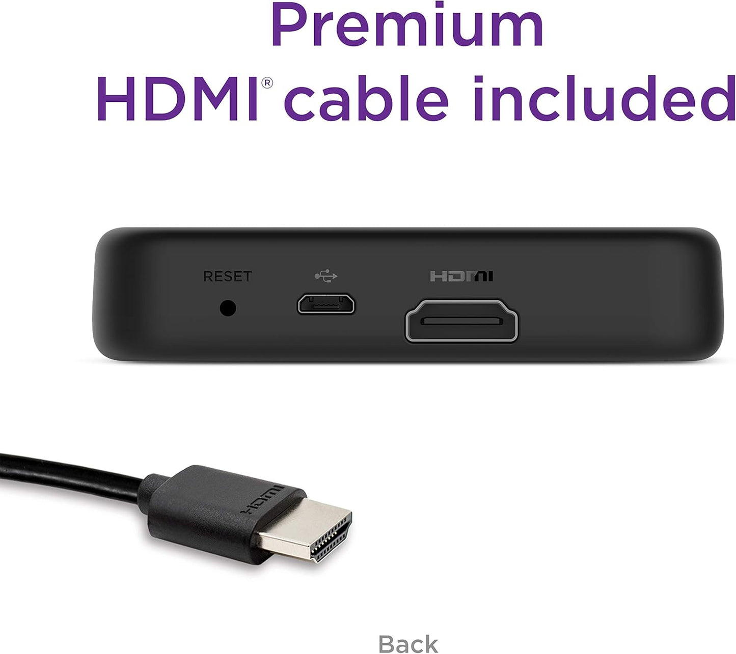 Roku Premiere 3920R 4K/HDR Streaming Media Player