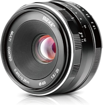 Meike 8595755154 25mm F1.8 M43 Wide Angle Lens