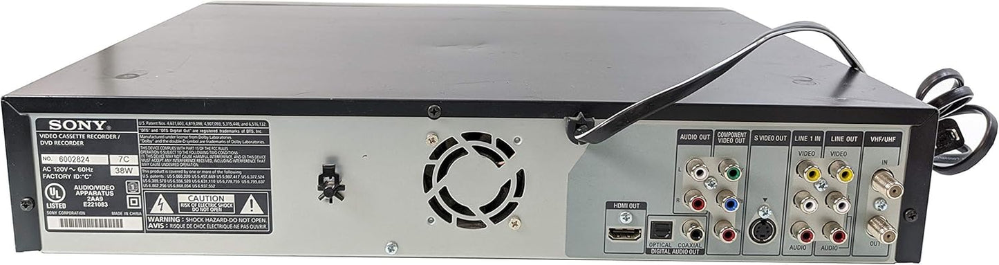 Sony VHS to DVD Recorder Combo VCR HDMI Remote (Renewed)