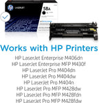 HP 58A CF258A Black Original LaserJet Toner Cartridge