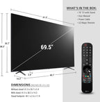 LG 75UP8070PUR 75-Inch 4K UHD Smart TV