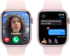 Apple MRMK3LL/A Watch Series 9 - GPS + Cellular, 45mm, Pink Aluminum