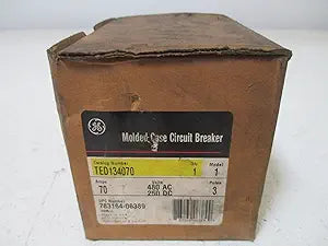 GE CECOMINOD087670 70 AMP 3-Pole Circuit Breaker