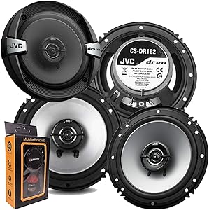 JVC CS-DR162(2PRS)+Magnet DR Series 6.5" Coaxial Speakers