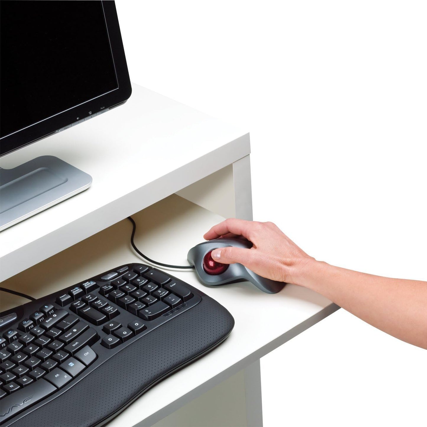 Logitech 904353-0403 Trackman Wheel Optical Trackball - Silver