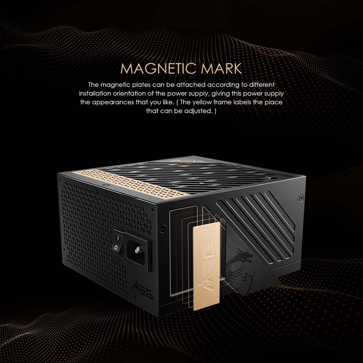 MSI MEGAI1300PPCIE5 1300W ATX 3.0 Gaming Power Supply
