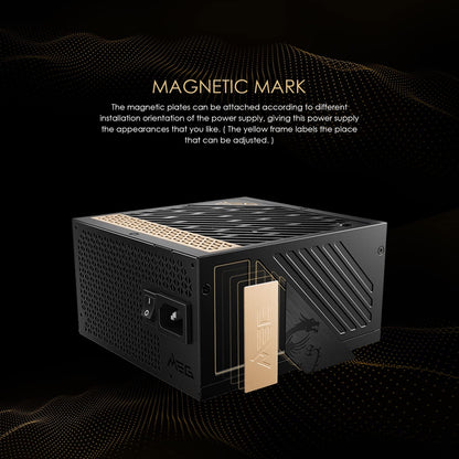 MSI MEGAI1300PPCIE5 1300W ATX 3.0 Gaming Power Supply