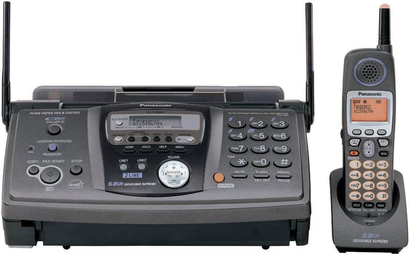 Panasonic KX-FG6550 2-Line Fax Copier Cordless Phone — main product image