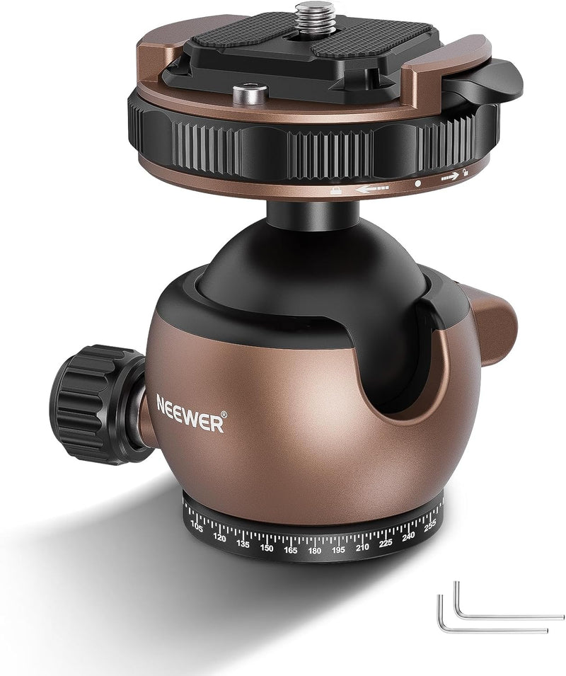Neewer GM32 Low Profile Tripod Ball Head 22lb Load — main product image