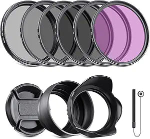 Neewer 62mm Filter Kit ND UV CPL FLD